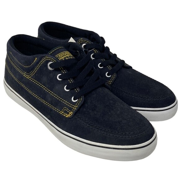 Converse Sea Star LS Mid Suede Skate Shoes Black Mens 9.5 US Womens 11 NEW NIB - Picture 5 of 12
